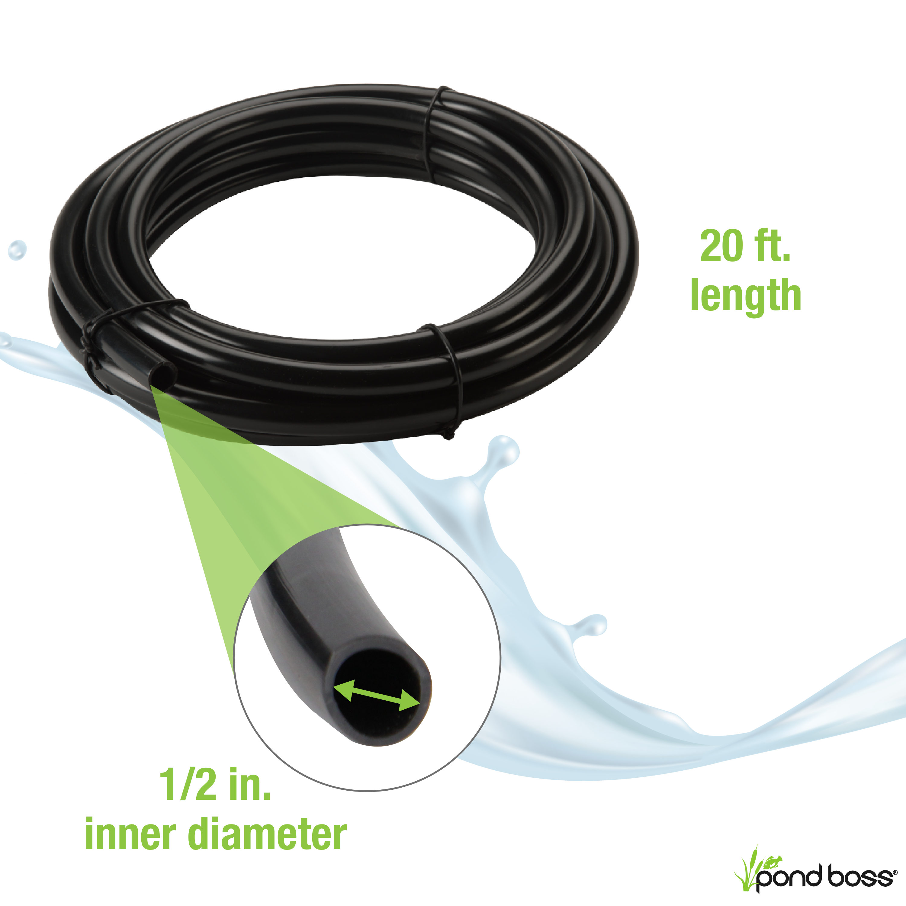 1/2 in. Vinyl Tubing Dimensions