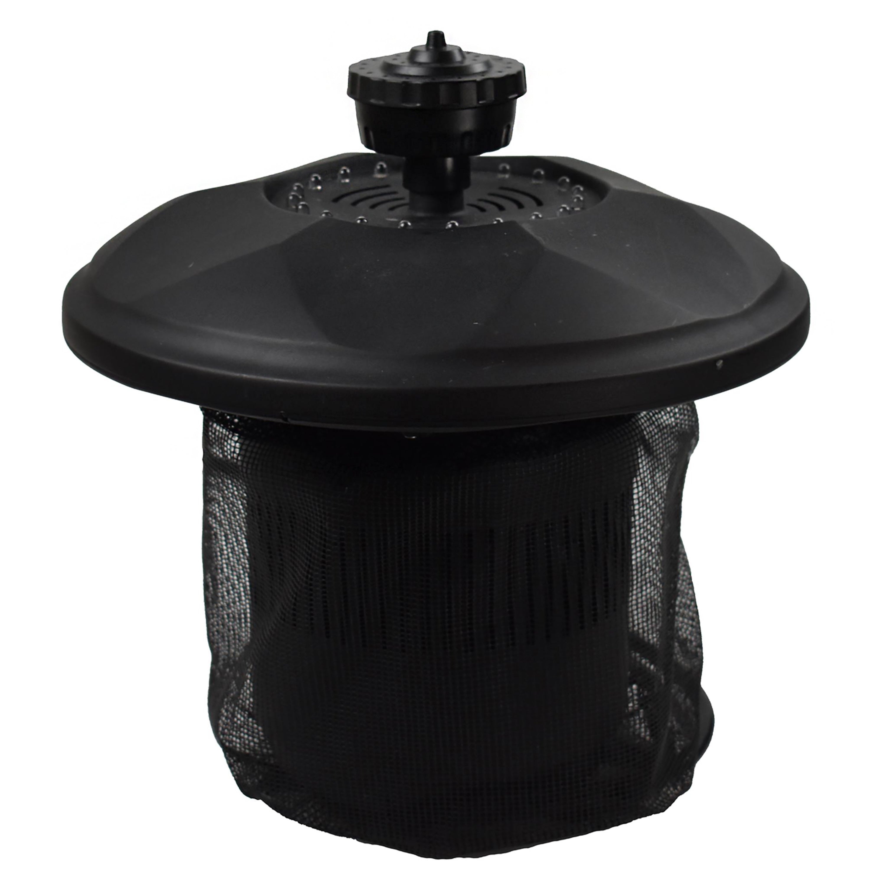 Floating Fountain with White LED Lights