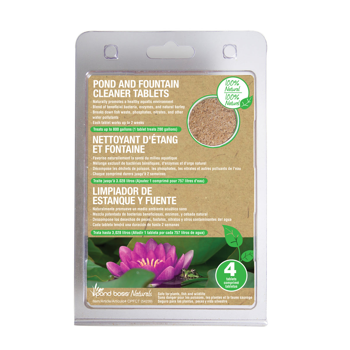 Pond and Fountain Cleaner Tablets pond boss