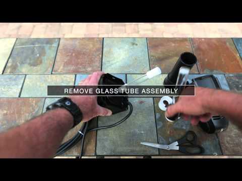 Video about replacing bulb in pond boss UV Pump