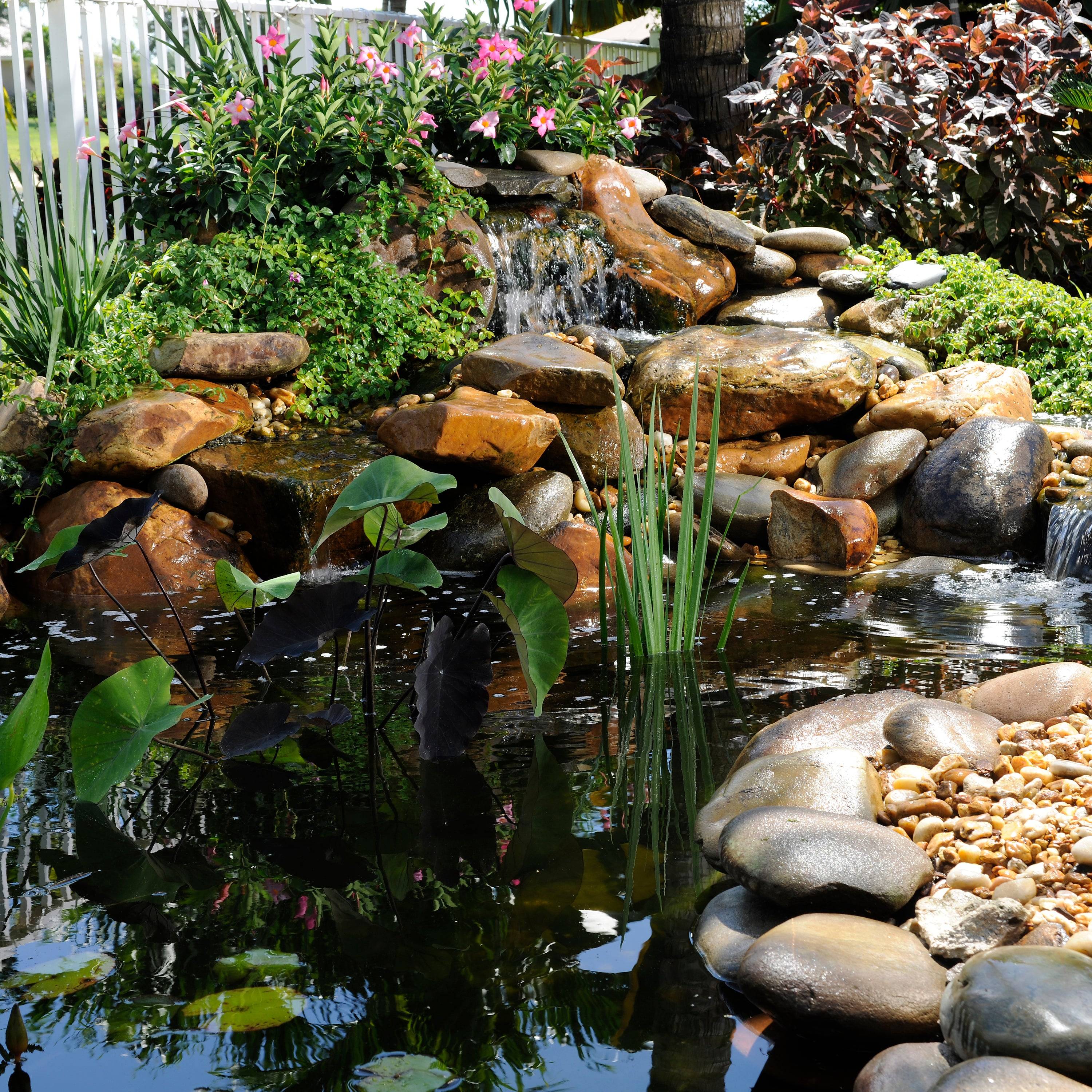 pond skins® Pond Liner 10 ft. x 13 ft. In Use