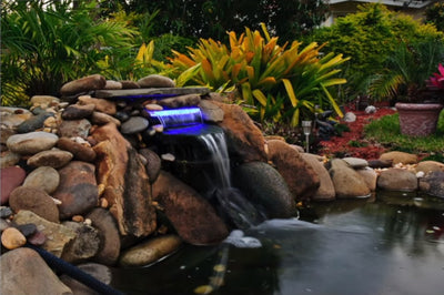 Add Aeration to Your Pond with a Waterfall