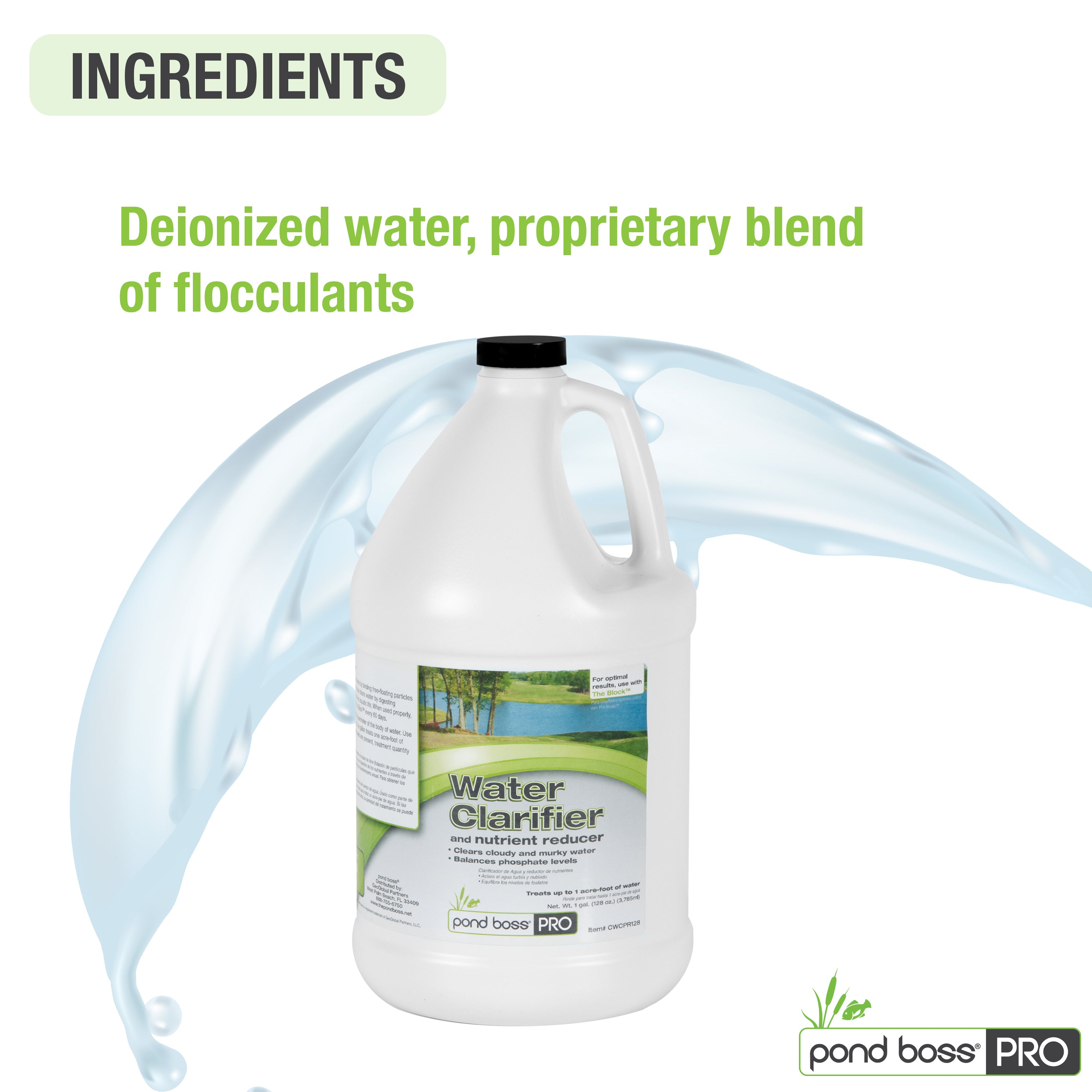 Water Clarifier, 1 gallon Ingredients