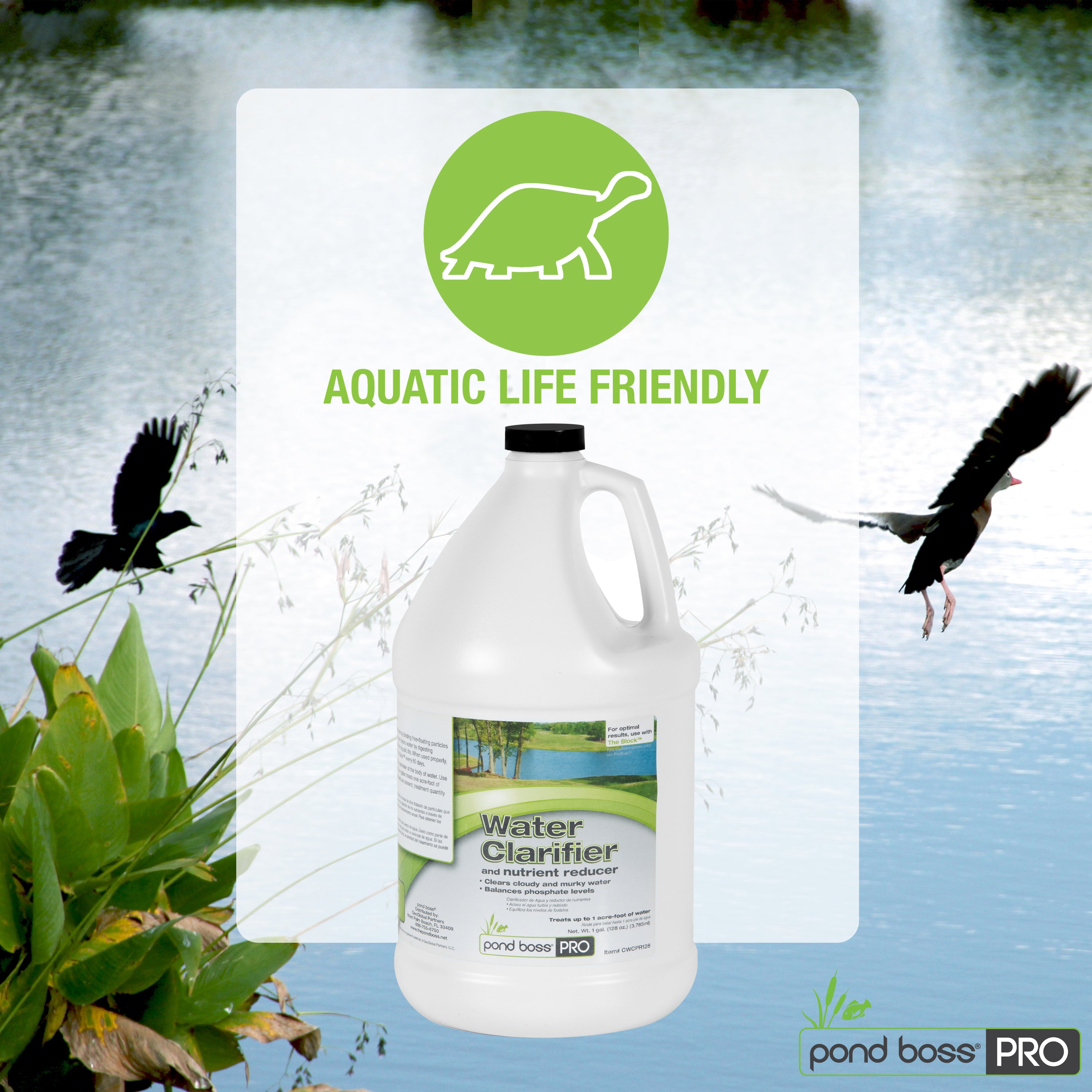 Water Clarifier, 1 gallon Aquatic Life Friendly