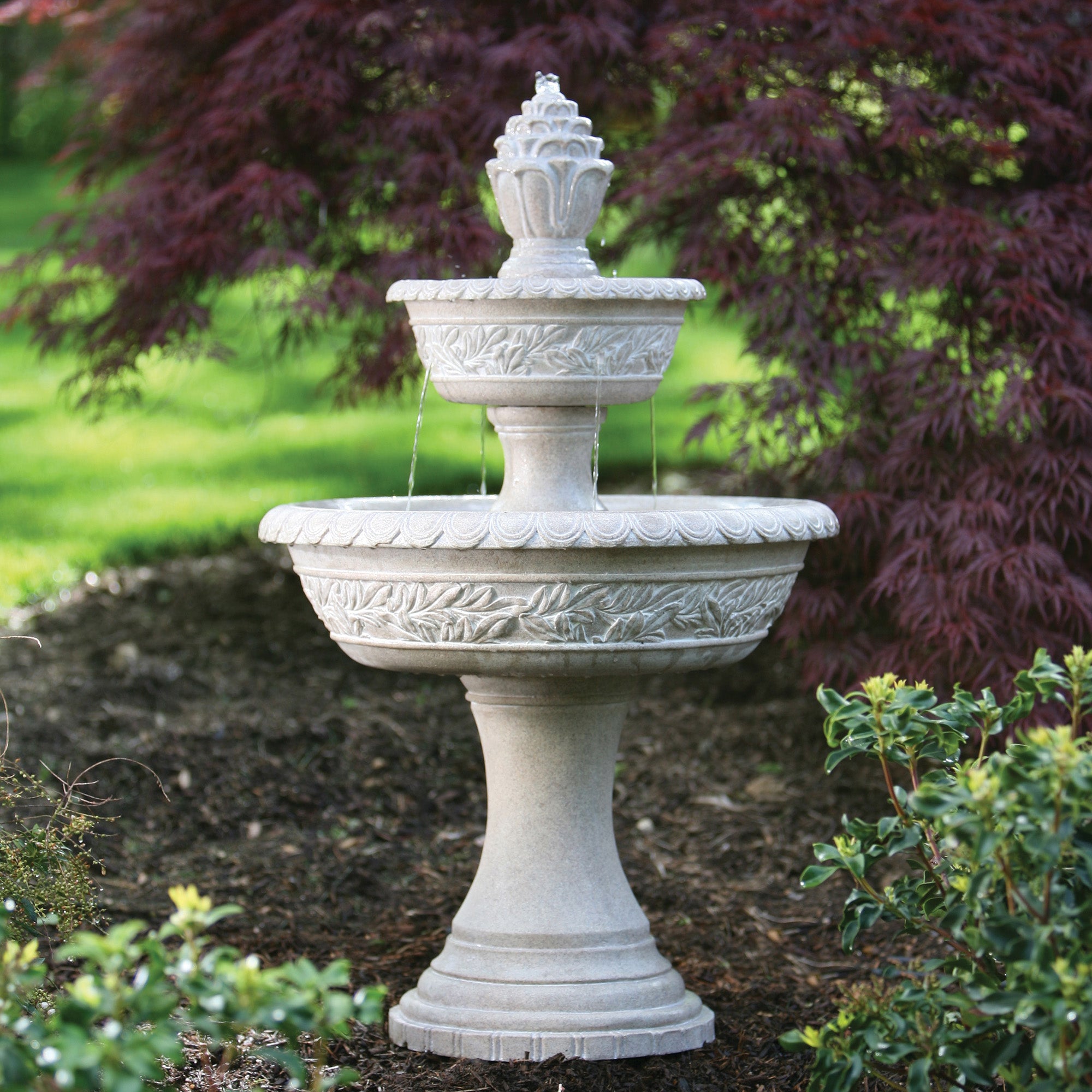 320 GPH Fountain Pump In Use