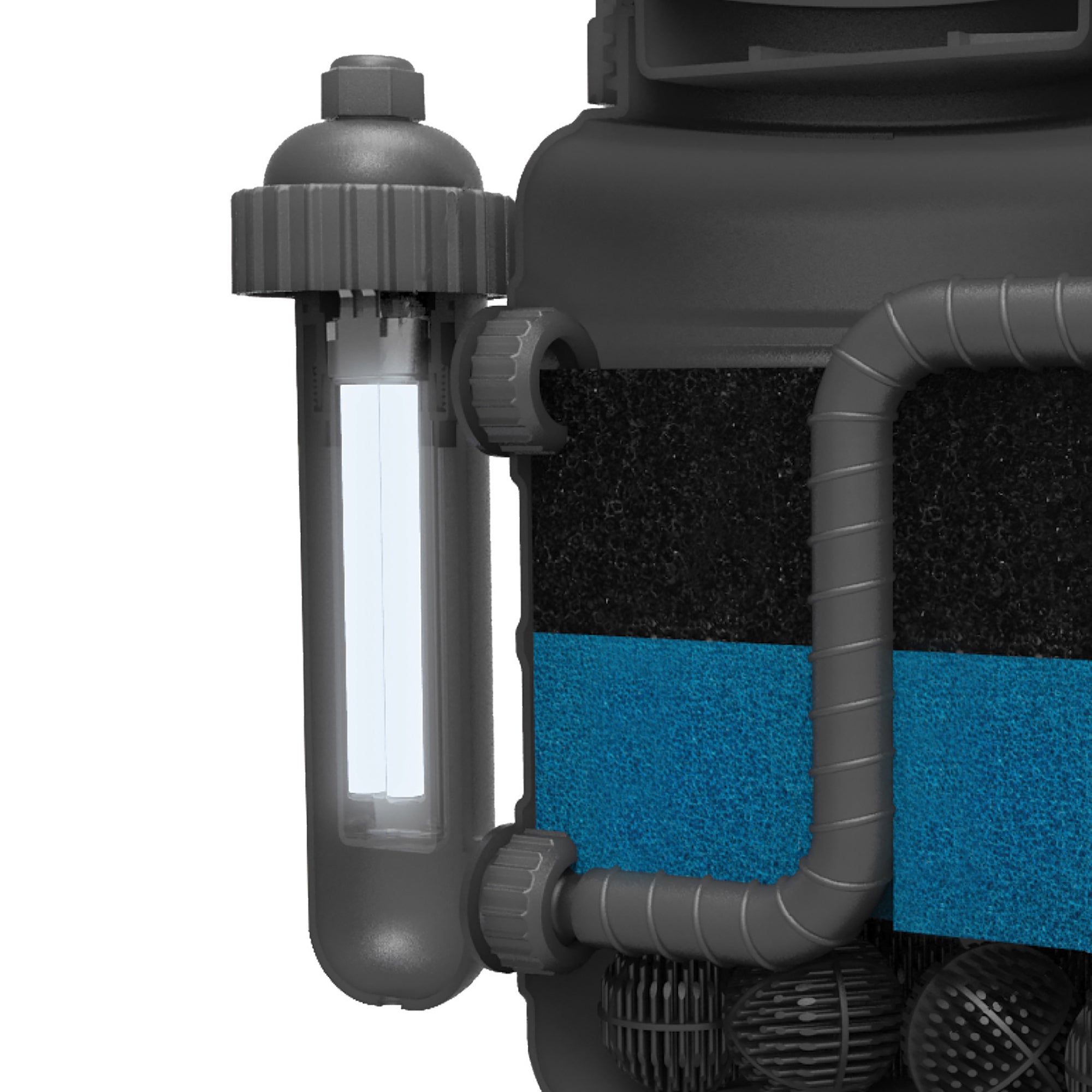 9-watt UV Replacement Bulb In Use